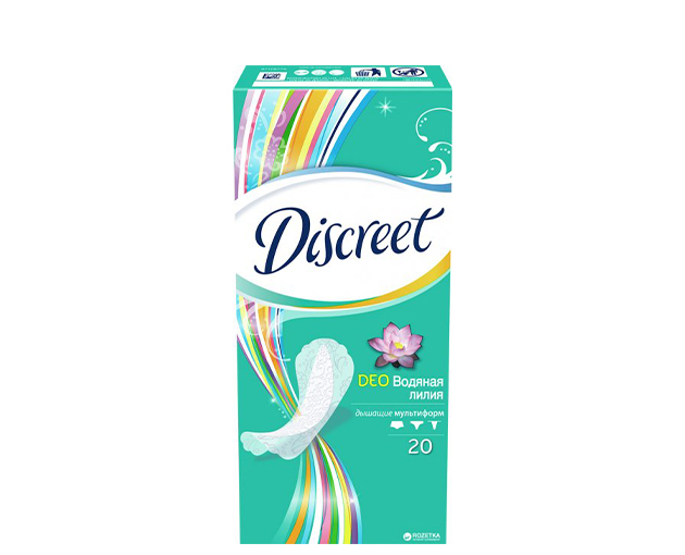 Discreet daily hygienic pad